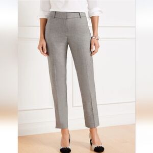Talbots gray Hampshire ankle pants sz 14 NWT